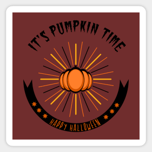 It's Pumpkin Time Sticker